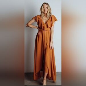 Baltic Born Katya Ruffle Maxi Dress